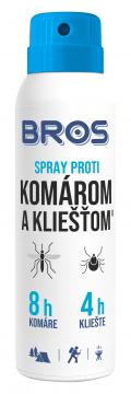 BROS Repelent proti komárom a kliešťom sprej