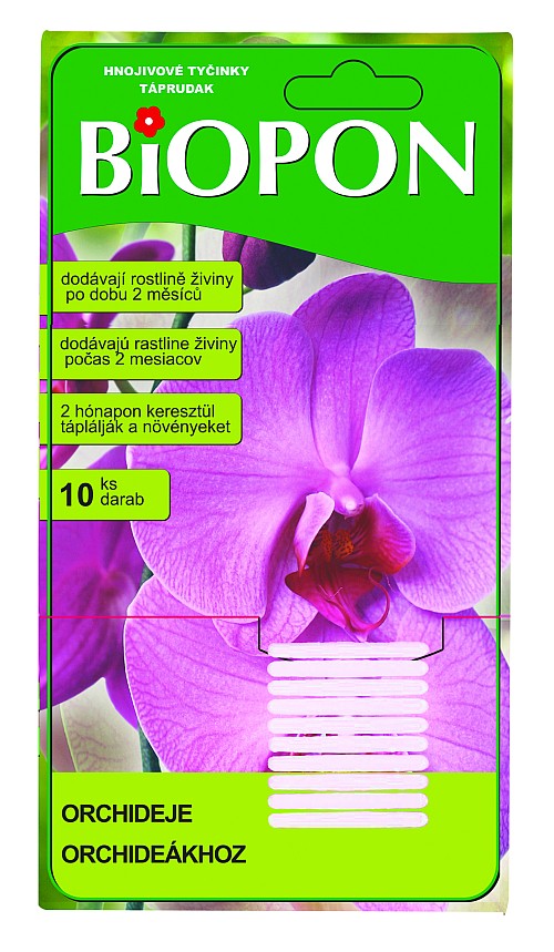 BIOPON hnojivé tyčinky orchideje 10ks