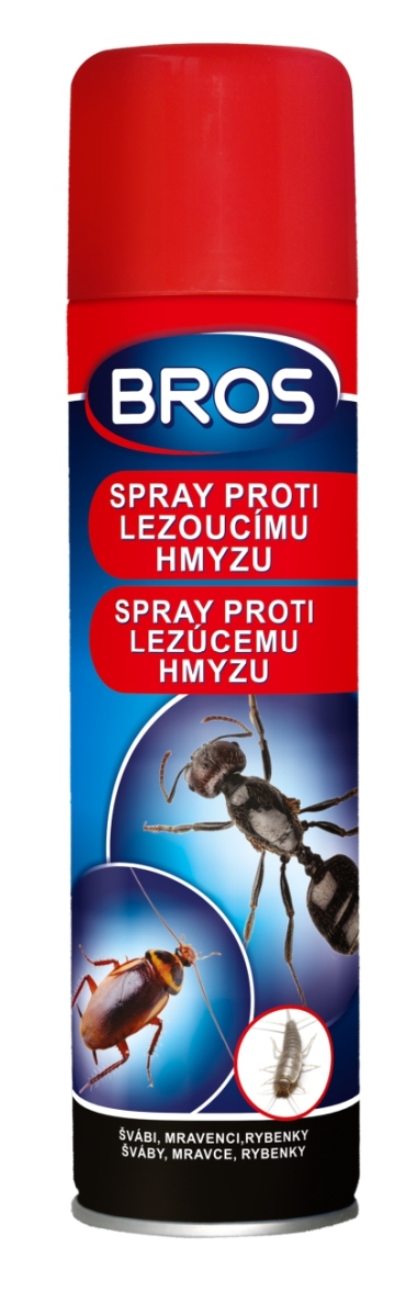 BROS Sprej proti lezúcemu hmyzu 400ml