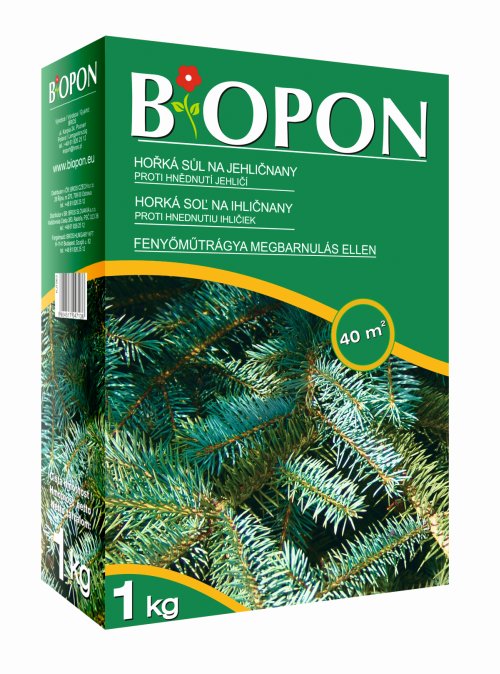 BOPON horká soľ na ihličnany proti hnednutiu ihličia 1kg
