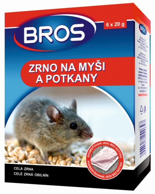 BROS ZRNO PROTI HLODAVCOM 7*20g