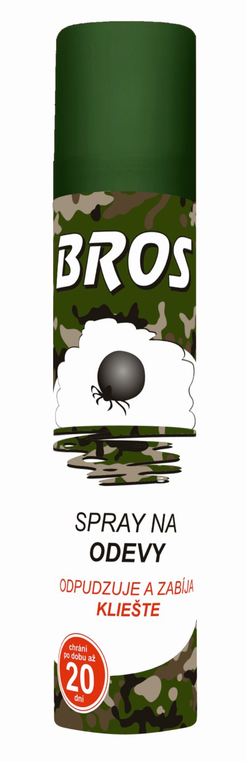 BROS repelent proti kliešťom na odevy 90ml